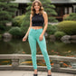 LUXE DIVA Women’s High-Waisted Skinny Jeggings – Stretchable Plain Black Denim Leggings with Pockets, Slim Fit Jeans Pants for Ladies & Girls, Size 8-22