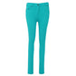 LUXE DIVA Ladies Women & Girls Stretch Denim Look Skinny Jeggings Leggings with Zip and Pockets UK Size 10-22
