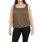 LUXE DIVA Women’s Swing Hem Sleeveless Tank Top