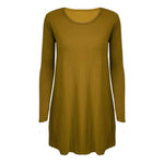 Load image into Gallery viewer, LUXE DIVA WOMEN LADIES LONG SLEEVE SWING DRESS FLARED A LINE SKATER DRESS TOP SIZE 8-26
