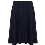 Load image into Gallery viewer, LUXE DIVA Women&#39;s Plus Size Flared Skater Skirt – Plain, Stretchy, Elastic Waist Casual Short Skirt for Ladies – UK Sizes 14 to 28 Summer Wear
