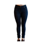 LUXE DIVA Ladies Women & Girls Stretch Denim Look Skinny Jeggings Leggings with Zip and Pockets UK Size 10-22