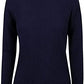 LUXE DIVA Women Ladies Ribbed Stretch Polo Turtle Neck Rib Top Jumper UK Size S/M-XXXL