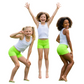 LUXE DIVA Girls Pack of 3 Microfibre Hot Pants Knickers Dance Gym Neon Shorts Ages 5-12