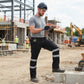LUXE DIVA Men's Hi Vis Two Tone Trousers open hem Joggers Combat Workwear High Visibility Pants