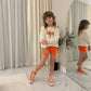 LUXE DIVA Girls Microfiber Dance Shorts Stretchy Kids Dancewear Activewear Shorts