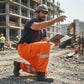 Mens Hi Vis Viz Visibility Jogging Pants Work Sweatpants Safety Joggers Trousers