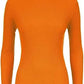 LUXE DIVA Women Ladies Ribbed Stretch Polo Turtle Neck Rib Top Jumper UK Size S/M-XXXL