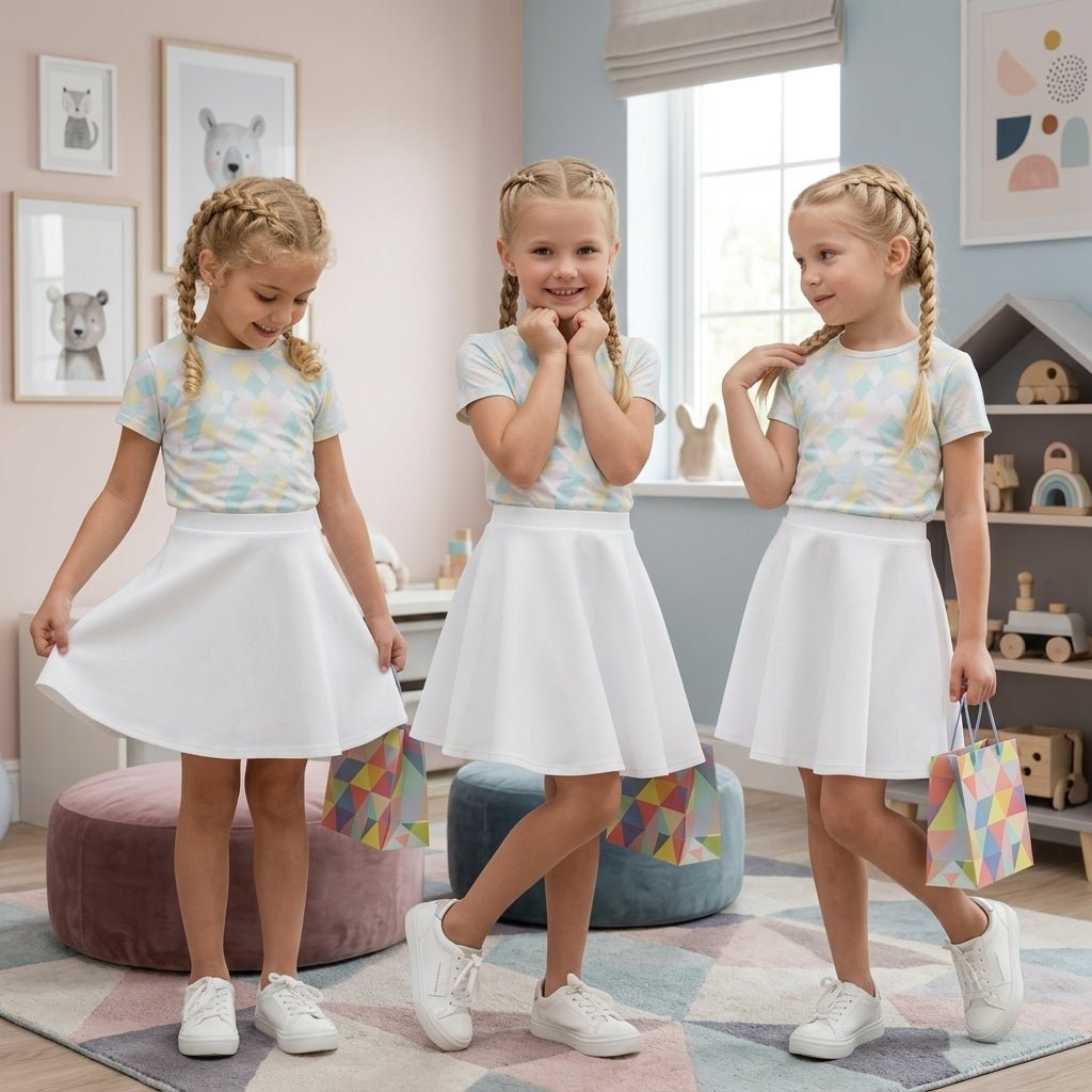pack of 3 Girls Skater Skirt - LUXE DIVApack of 3 Girls Skater Skirtpack of 3 Girls Skater SkirtLUXE DIVALUXE DIVApx3KidSkaterSkirtWhite5-6pack of 3 Girls Skater Skirt5-6 Yearspack of 3 white