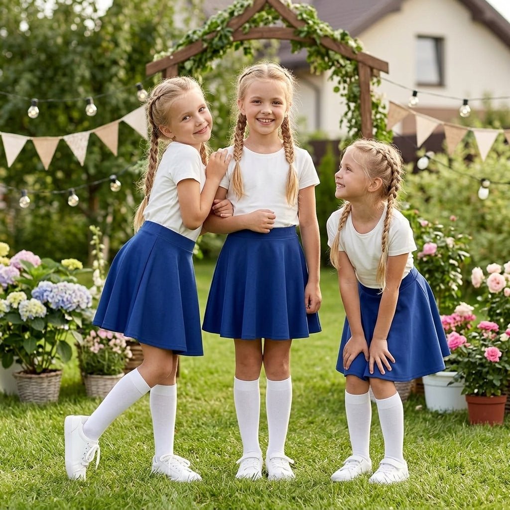 pack of 3 Girls Skater Skirt - LUXE DIVApack of 3 Girls Skater Skirtpack of 3 Girls Skater SkirtLUXE DIVALUXE DIVApx3KidSkaterSkirtRBlue5-6pack of 3 Girls Skater Skirt5-6 YearsPack of 3 Royal Blue