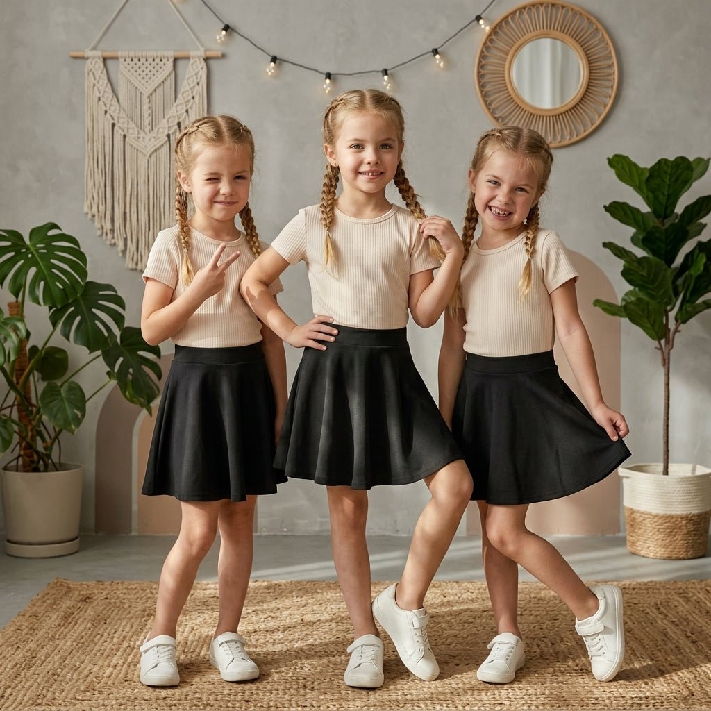 pack of 3 Girls Skater Skirt - LUXE DIVApack of 3 Girls Skater Skirtpack of 3 Girls Skater SkirtLUXE DIVALUXE DIVApx3KidSkaterSkirtBlack5-6pack of 3 Girls Skater Skirt5-6 YearsBlack Pack OF 3