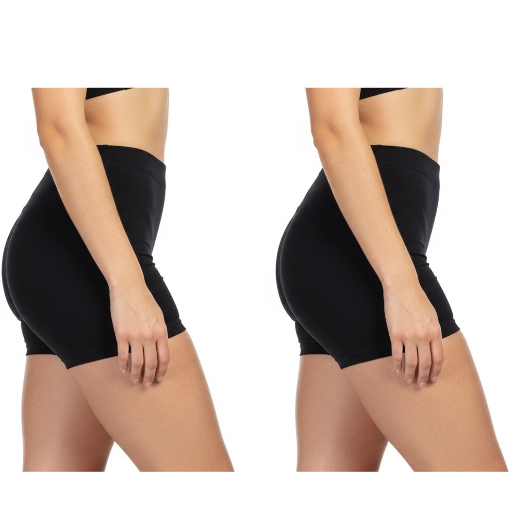 LUXE DIVA Women's Stretchy Mini Shorts – Chic Hot Pants for Club