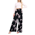 Load image into Gallery viewer, Printed Elasticated Full Length Casual Summer Pant Palazzo Trouser Ladies Women

