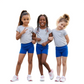 LUXE DIVA Girls Pack of 3 Microfibre Hot Pants Knickers Dance Gym Neon Shorts Ages 5-12