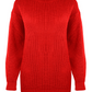LUXE DIVA LADIES LONG KNITTED TUNIC JUMPER DRESS FISHERKNIT BAGGY LOOSE OVERSIZE FIT