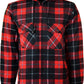 LUXE DIVA MENS PADDED SHIRT FUR LINED LUMBERJACK FLANNEL WORK JACKET WARM THICK CASUAL TOP