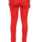 LUXE DIVA Ladies Women & Girls Stretch Denim Look Skinny Jeggings Leggings with Zip and Pockets UK Size 10-22