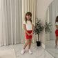LUXE DIVA Girls Microfiber Dance Shorts Stretchy Kids Dancewear Activewear Shorts
