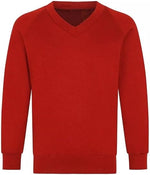 Load image into Gallery viewer, LUXE DIVA Girls Jumper Pullover V Neck School Uniform Kids Long Sleeve Sweater
