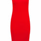 LUXE DIVA Ladies Scoop Neck Bodycon Dress Cap Sleeve Slim Fit Midi Dress Womens Plus Size Plain Stretch Ladies Jersey Midi Dress Sizes 8-26