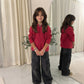 LUXE DIVA Kids Unisex Plain Pullover Fleece Hoodie Boys Girls