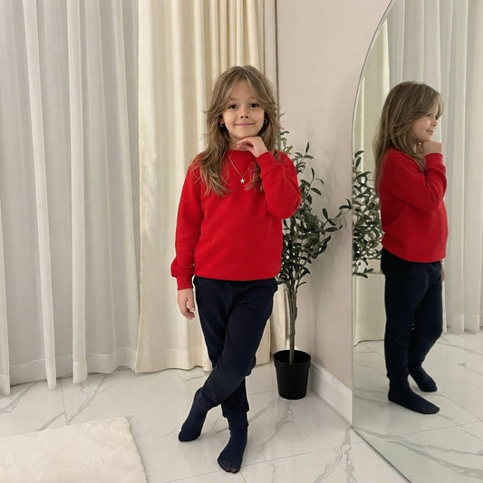 LUXE DIVA Kids Sweatshirt Unisex Long Sleeve Pullover
