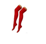 Load image into Gallery viewer, LUXE DIVA New Women&#39;s Over The Knee Socks Plain And Stripe Thigh High Stretchy Otk Sock
