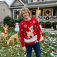 LUXE DIVA Men's Christmas Jumper – Cute Reindeer & Snowflake Knitted Xmas Sweater
