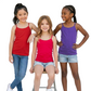 LUXE DIVA Pack of 3 Spaghetti Strap Tank Tops for Girls