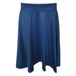 Load image into Gallery viewer, LUXE DIVA Women&#39;s Plus Size Flared Skater Skirt – Plain, Stretchy, Elastic Waist Casual Short Skirt for Ladies – UK Sizes 14 to 28 Summer Wear
