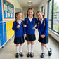LUXE DIVA  Girls Pack of 3 School Cardigans Long Sleeve Stretchy Smart Cardigans Ages 3-13 Years
