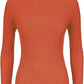 LUXE DIVA Women Ladies Ribbed Stretch Polo Turtle Neck Rib Top Jumper UK Size S/M-XXXL