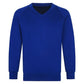 Girls Boys Jumper Pullover V Neck School Uniform Kids Long Sleeve Sweater