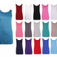 LUXE DIVA Women's Scoop Neck Sleeveless Stretch Vest