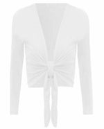 Load image into Gallery viewer, Women Tie Up Crop Shrug Wrap Bolero Ladies Cardigan Top Size

