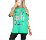 Load image into Gallery viewer, Womens T Shirt Ladies Oversized Baggy Fit Short Sleeve Slogan T-shirt Tee Tops
