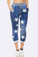 Load image into Gallery viewer, Women Joggers Italian Floral Print Trousers Casual Jogging Bottoms Ladies Pants
