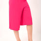 LUXE DIVA Women's Cropped Palazzo Wide Leg Shorts