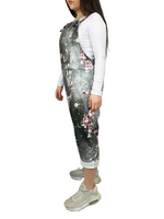 Load image into Gallery viewer, Ladies Women&#39;s Italian Lagenlook Sleeveless Cotton Front Pocket Design Dungarees
