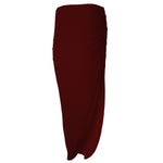 Load image into Gallery viewer, Ladies Ruched Slit Maxi Skirt Plain Stretchy Side Split Summer Party Long Skirt
