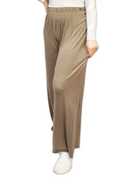 Load image into Gallery viewer, Womens Ladies Plus Size Plain Palazzo Wide Leg Flared Trousers Pants UK 8 TO 26
