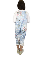 Load image into Gallery viewer, Ladies Women&#39;s Italian Lagenlook Sleeveless Cotton Front Pocket Design Dungarees
