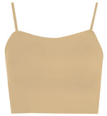 Load image into Gallery viewer, LUXEDIVA Womens Ladies Sleeveless Strappy Bandeau Plain Camisole Boobtube Bralet Crop Top
