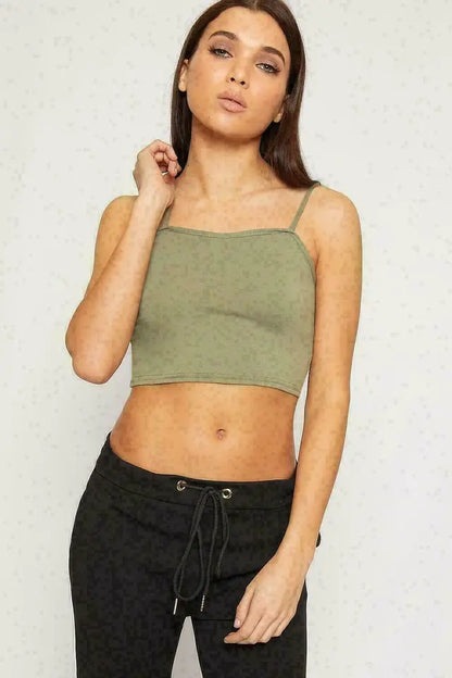 LUXEDIVA Women's Sleeveless Strappy Bandeau Camisole Boobtube Bralet Crop Top