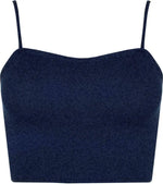 Load image into Gallery viewer, LUXEDIVA Womens Ladies Sleeveless Strappy Bandeau Plain Camisole Boobtube Bralet Crop Top

