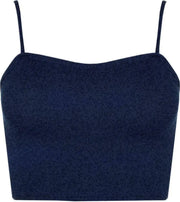 LUXEDIVA Womens Ladies Sleeveless Strappy Bandeau Plain Camisole Boobtube Bralet Crop Top