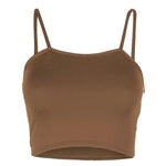 Load image into Gallery viewer, LUXEDIVA Womens Ladies Sleeveless Strappy Bandeau Plain Camisole Boobtube Bralet Crop Top
