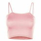 LUXEDIVA Womens Ladies Sleeveless Strappy Bandeau Plain Camisole Boobtube Bralet Crop Top