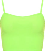Load image into Gallery viewer, LUXEDIVA Womens Ladies Sleeveless Strappy Bandeau Plain Camisole Boobtube Bralet Crop Top
