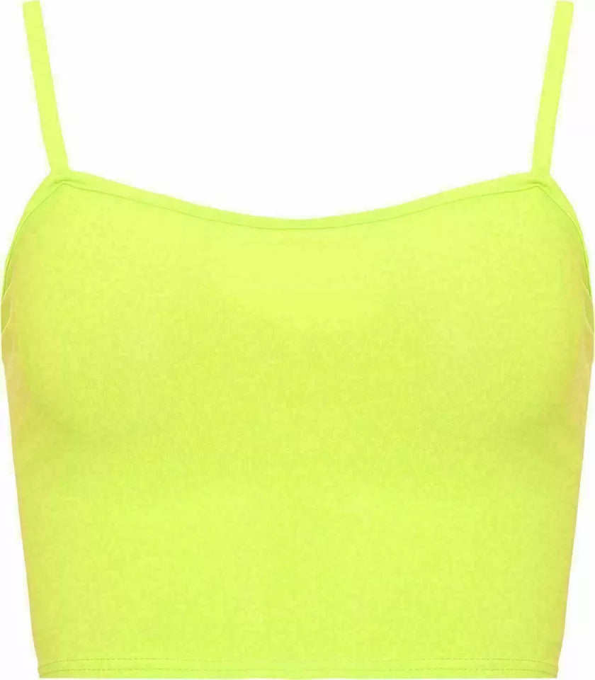 LUXEDIVA Womens Ladies Sleeveless Strappy Bandeau Plain Camisole Boobtube Bralet Crop Top